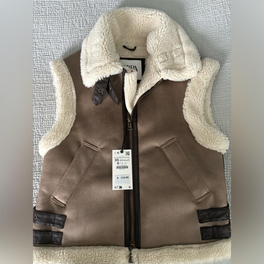 Viral Zara fleece vest